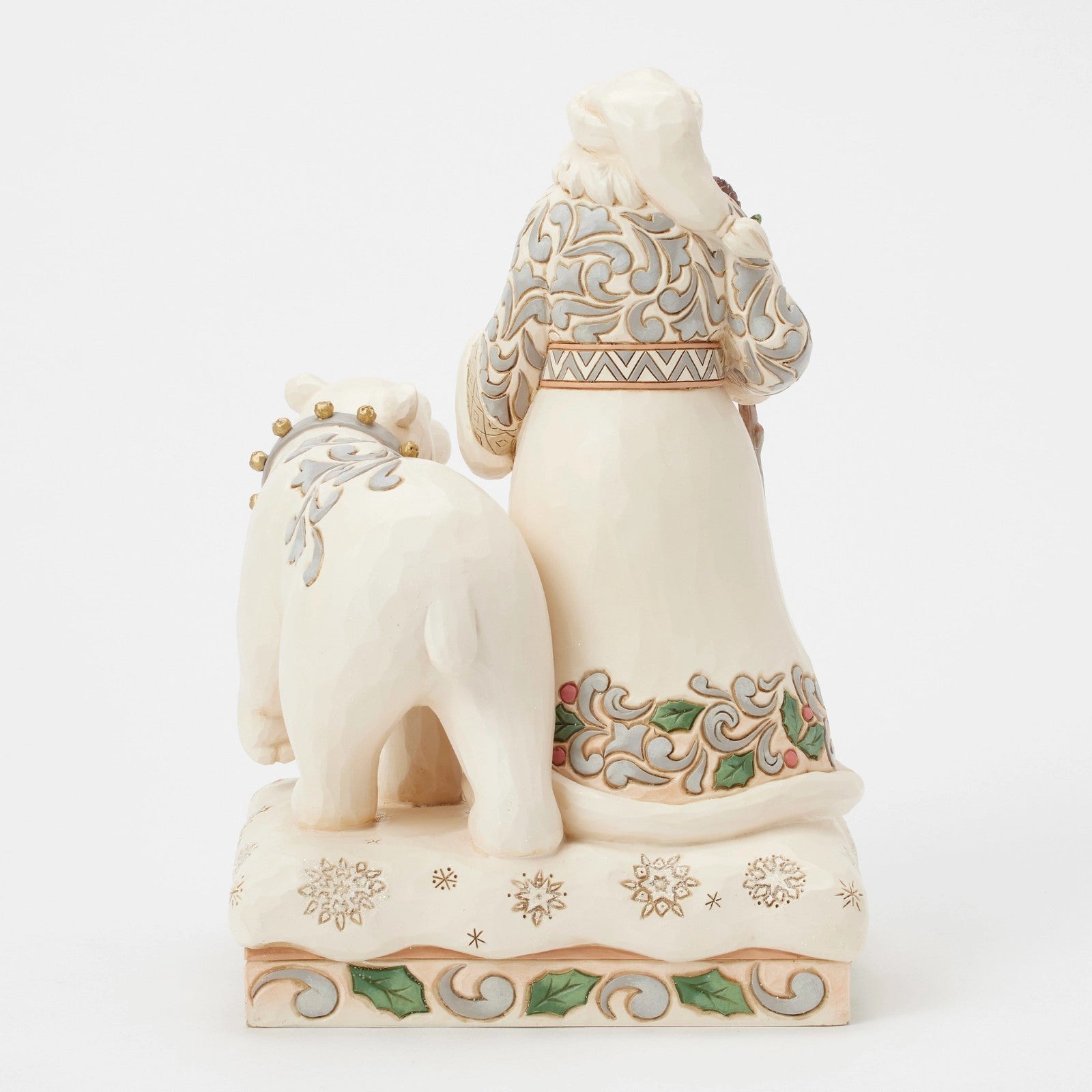 Jim Shore, Heartwood Creek: Christmas, Woodland Santa with Bear