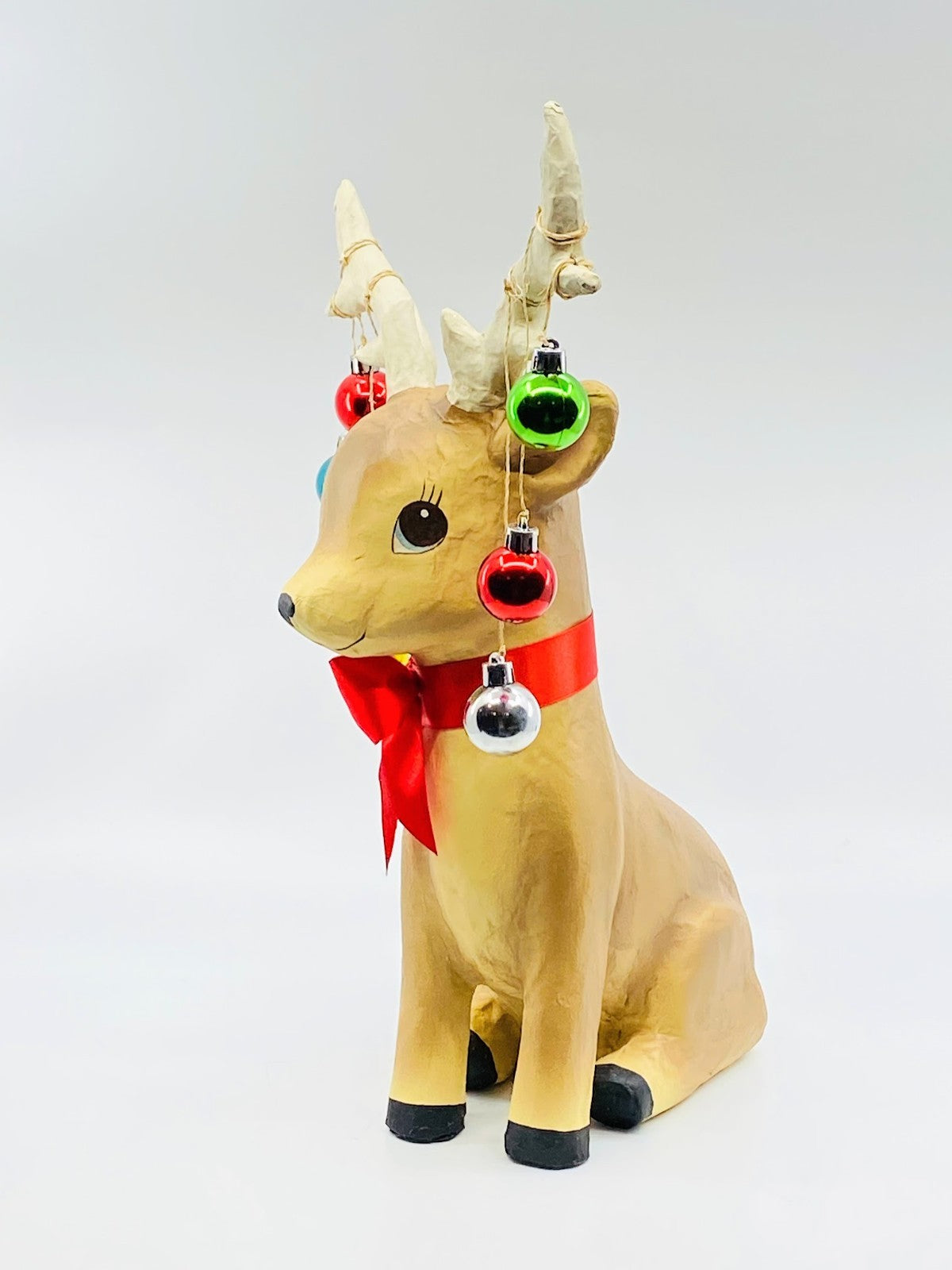Bethany Lowe Designs: Christmas; Ornamental Reindeer; Item# TJ2337