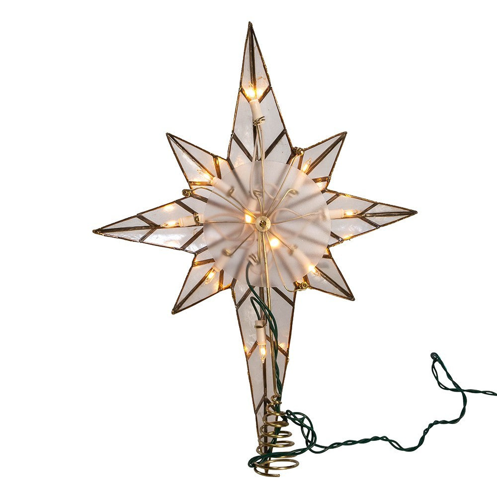 Kurt Adler Tree Topper: 16" Bethlehem Star 10LT, #UL3166