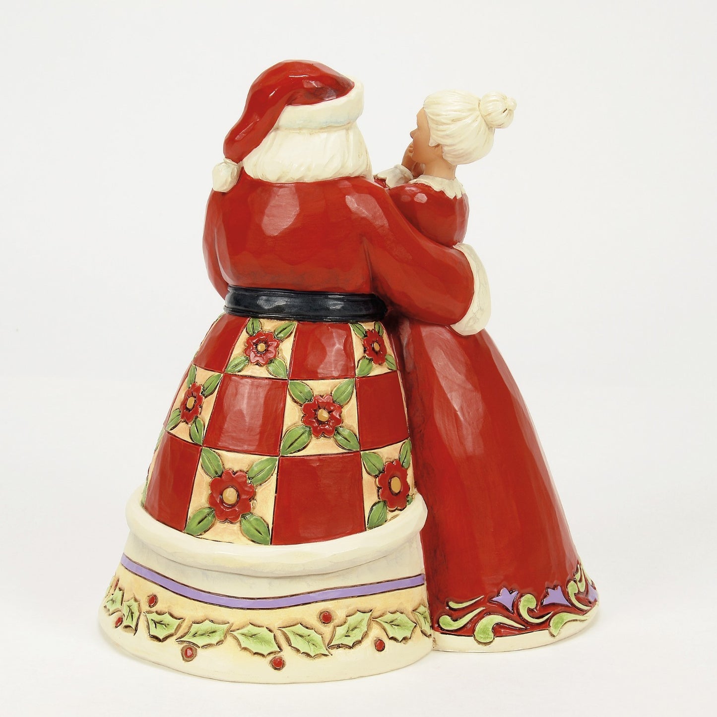 Jim Shore, Traditional Santa, Christmas: Santa & Mrs Claus "Holiday Dance"