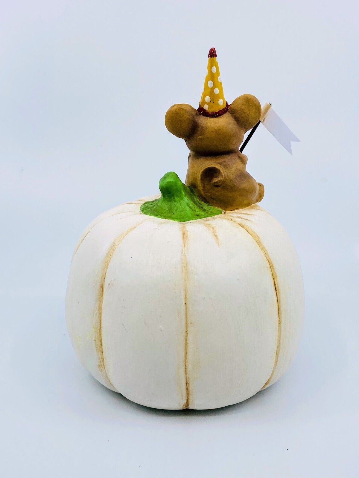 Bethany Lowe Designs: Halloween; Michelle Allen, Happy Fall Mouse on Pumpkin