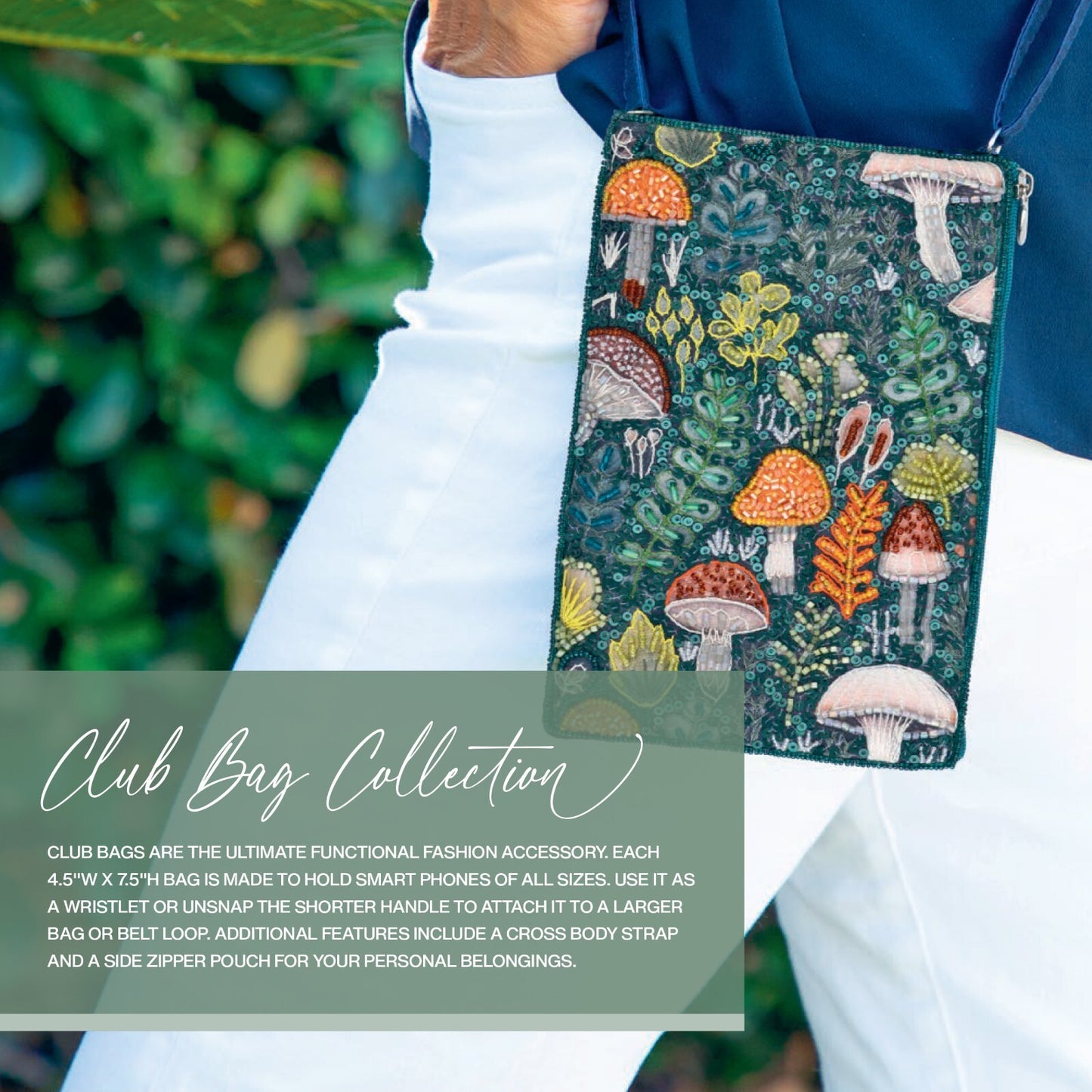 Bamboo Trading Company Club Bag: Oysters, Item# SHB927