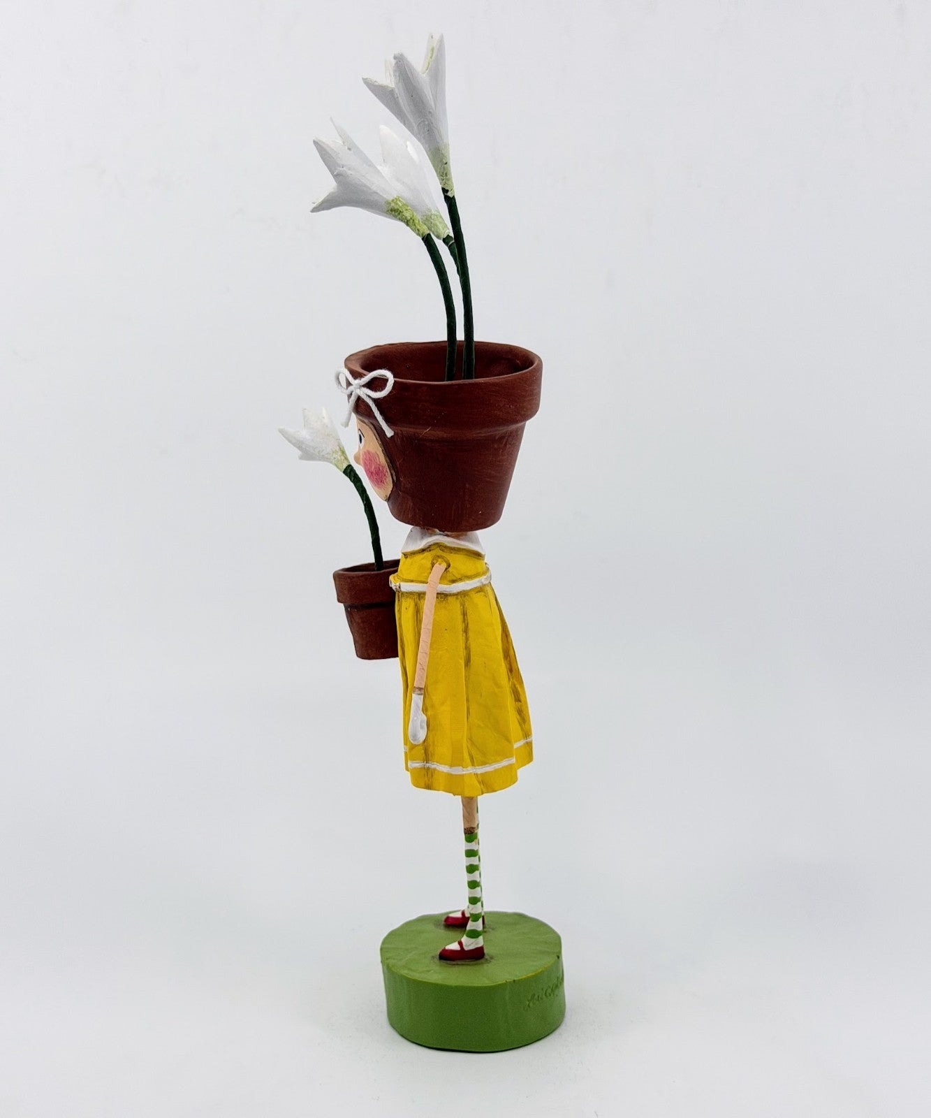 ESC Company: Lori Mitchell; Spring Figurine, Pot Head, Item# 18006