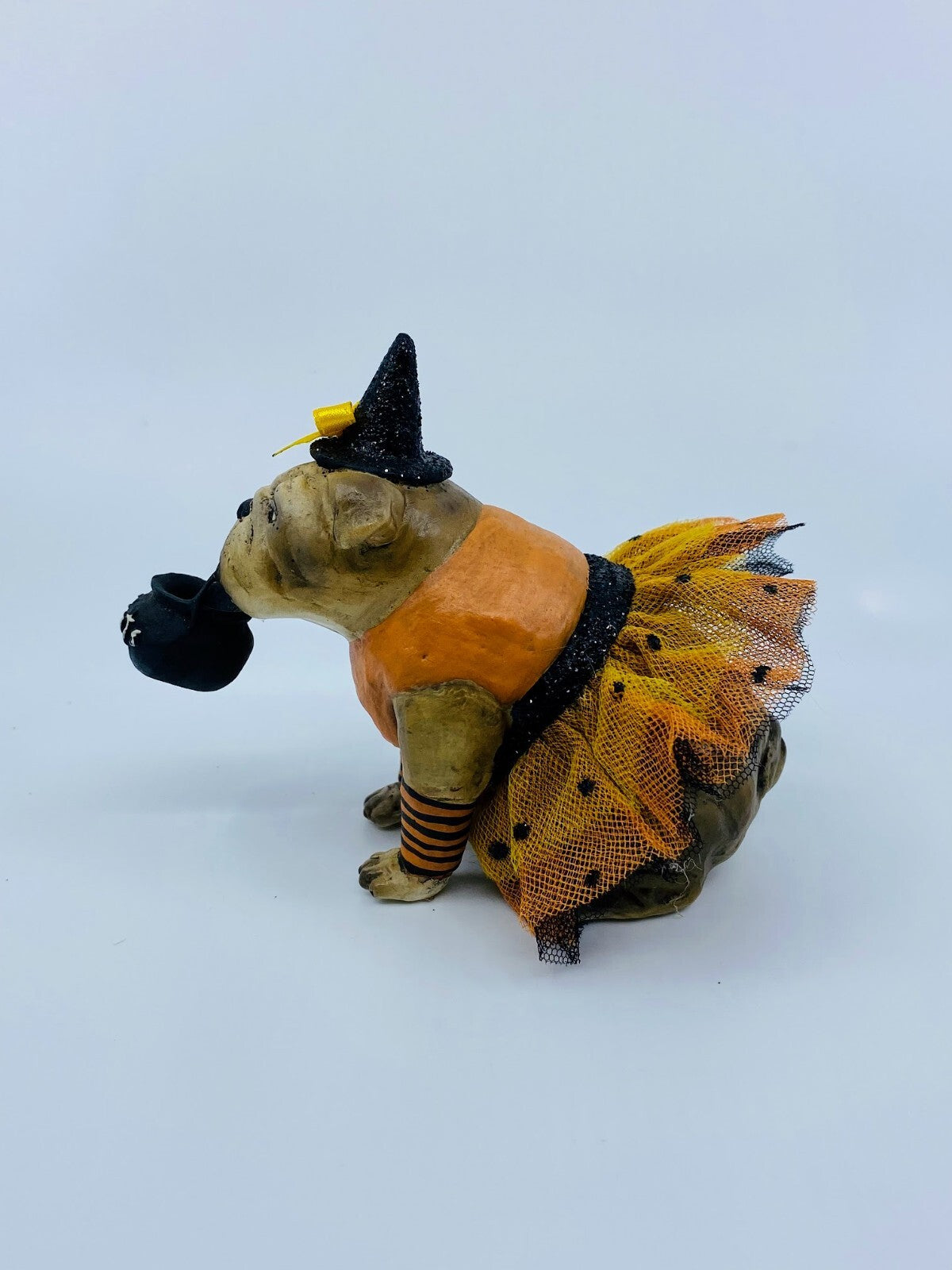 Bethany Lowe Designs: Halloween; Trick or Treat Bull Dog, Miss Halloween Tank