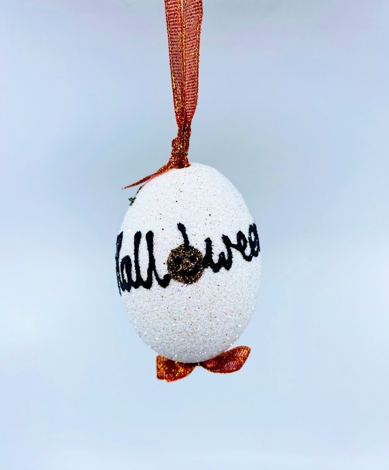 Halloween Ornament: Peter Priess Egg; Halloween Pumpkin