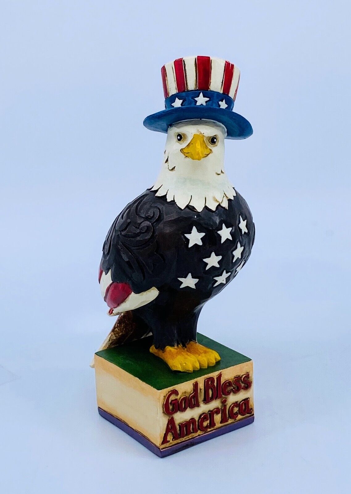 Jim Shore; Heartwood Creek, 4th of July, Patriotic Eagle, "Freedom Reigns"