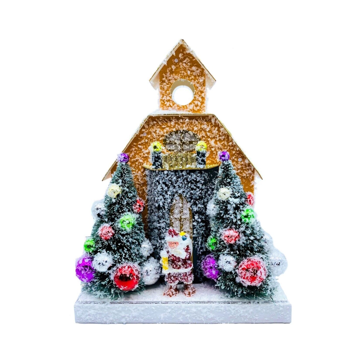 Cody Foster Light Up Christmas House, Glitter House, St Nick Hideaway, HOU-374