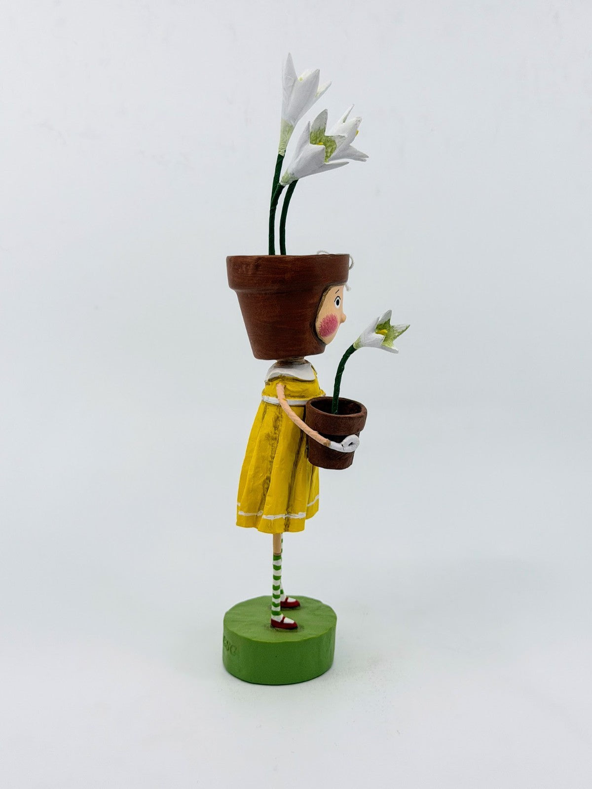 ESC Company: Lori Mitchell; Spring Figurine, Pot Head, Item# 18006