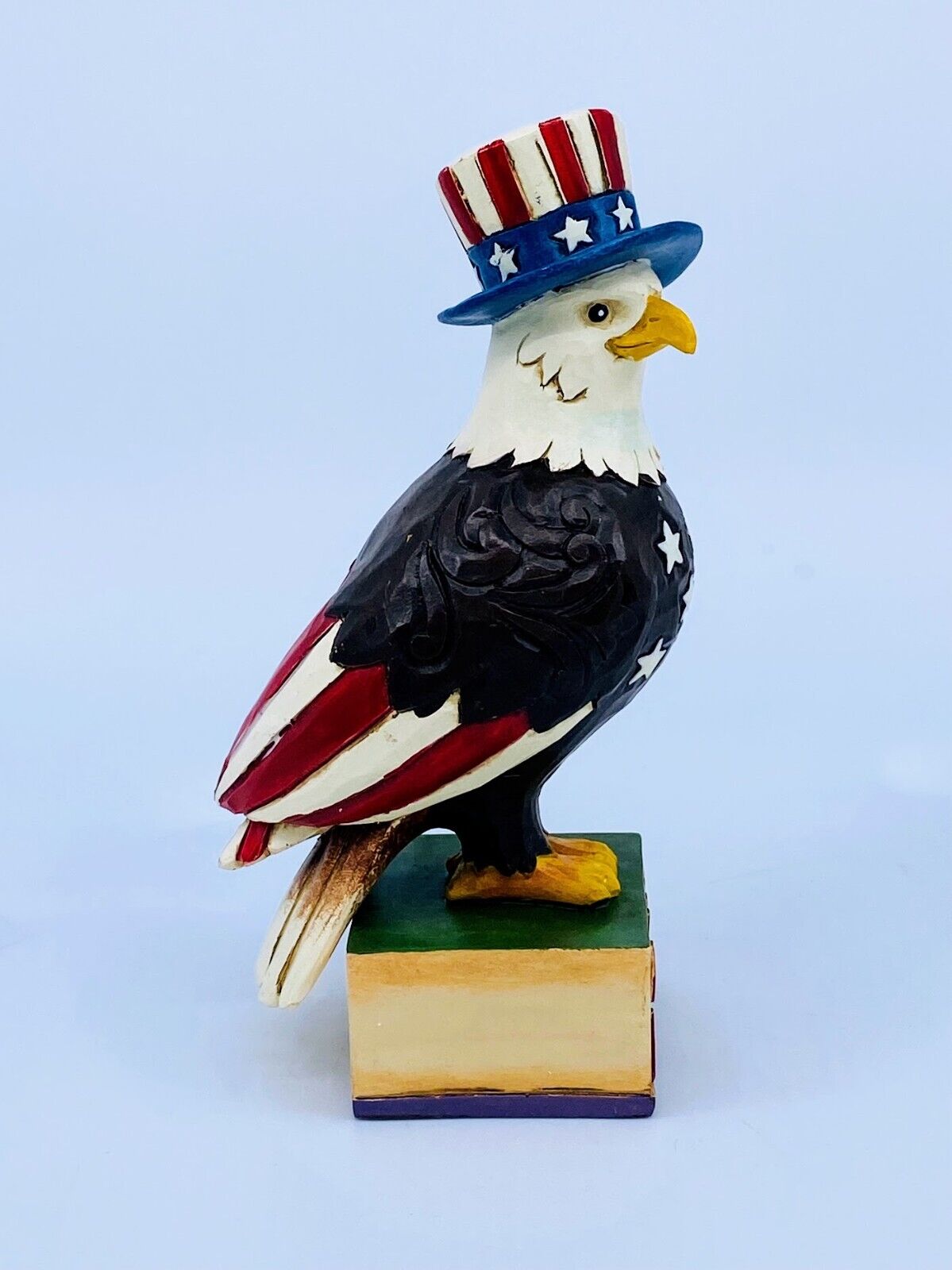 Jim Shore; Heartwood Creek, 4th of July, Patriotic Eagle, "Freedom Reigns"