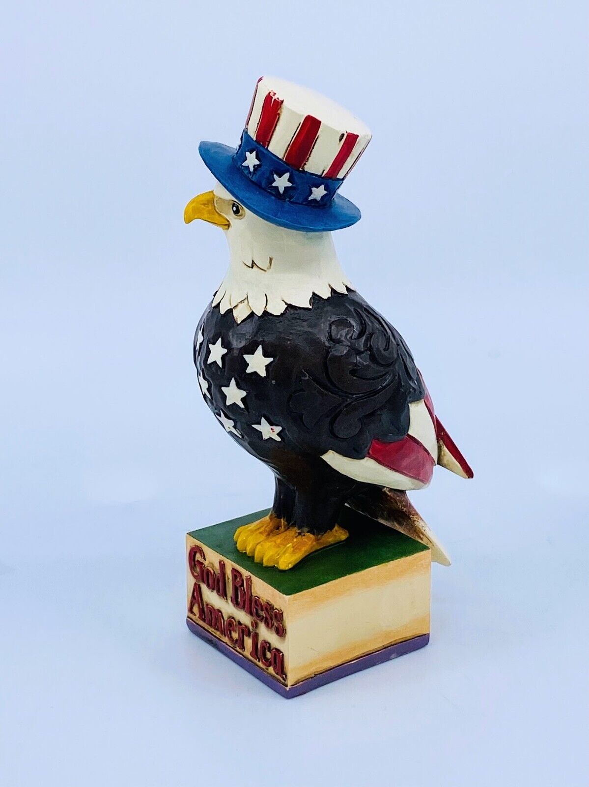 Jim Shore; Heartwood Creek, 4th of July, Patriotic Eagle, "Freedom Reigns"