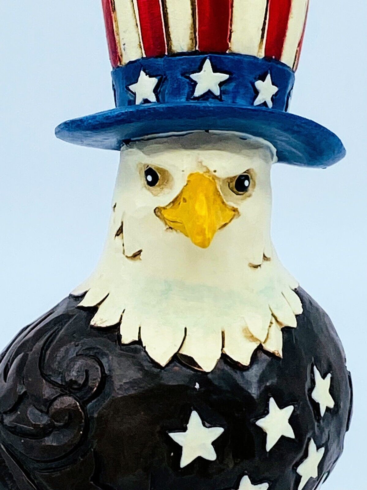 Jim Shore; Heartwood Creek, 4th of July, Patriotic Eagle, "Freedom Reigns"