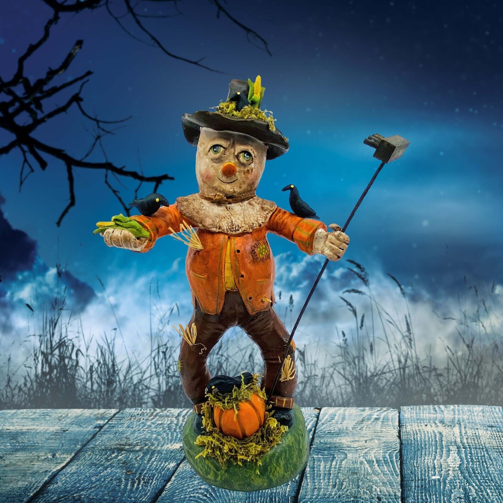 ESC Company: Charles McClenning; Halloween Pumpkin; Scarecrow Sam, Item#24198