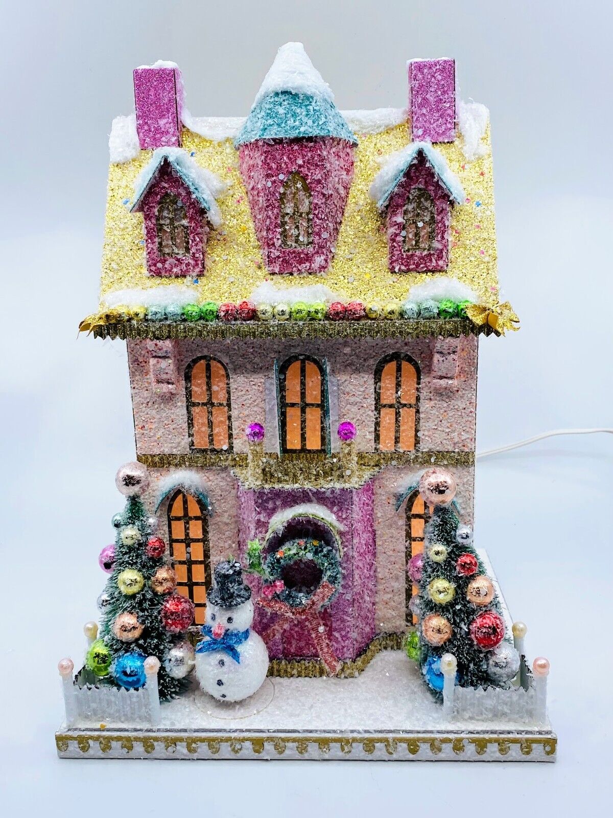 Cody Foster Christmas Light Up House, Snowman Villa, #HOU-399