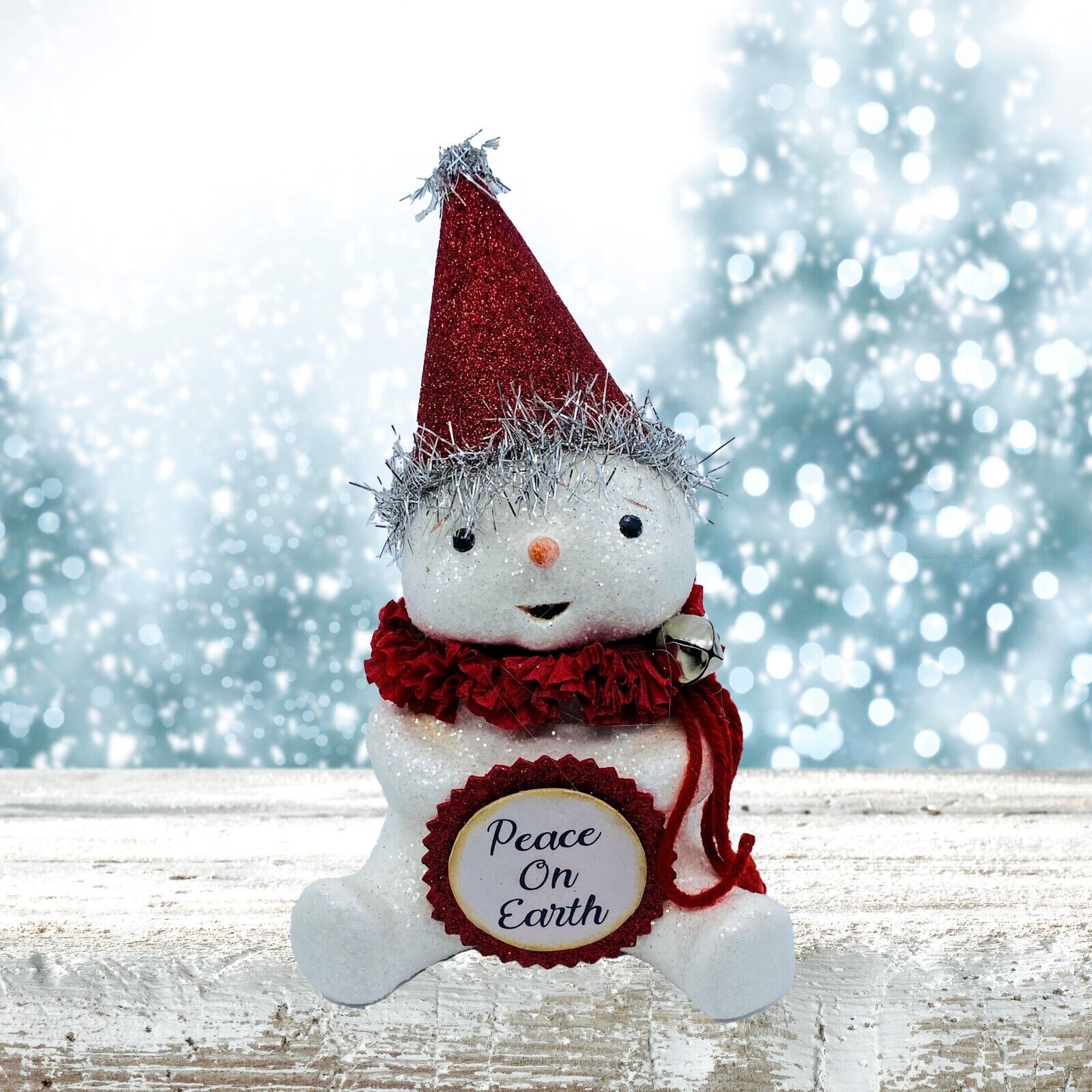 Bethany Lowe Designs: Christmas, Michelle Allen, Peace on Earth Snowman