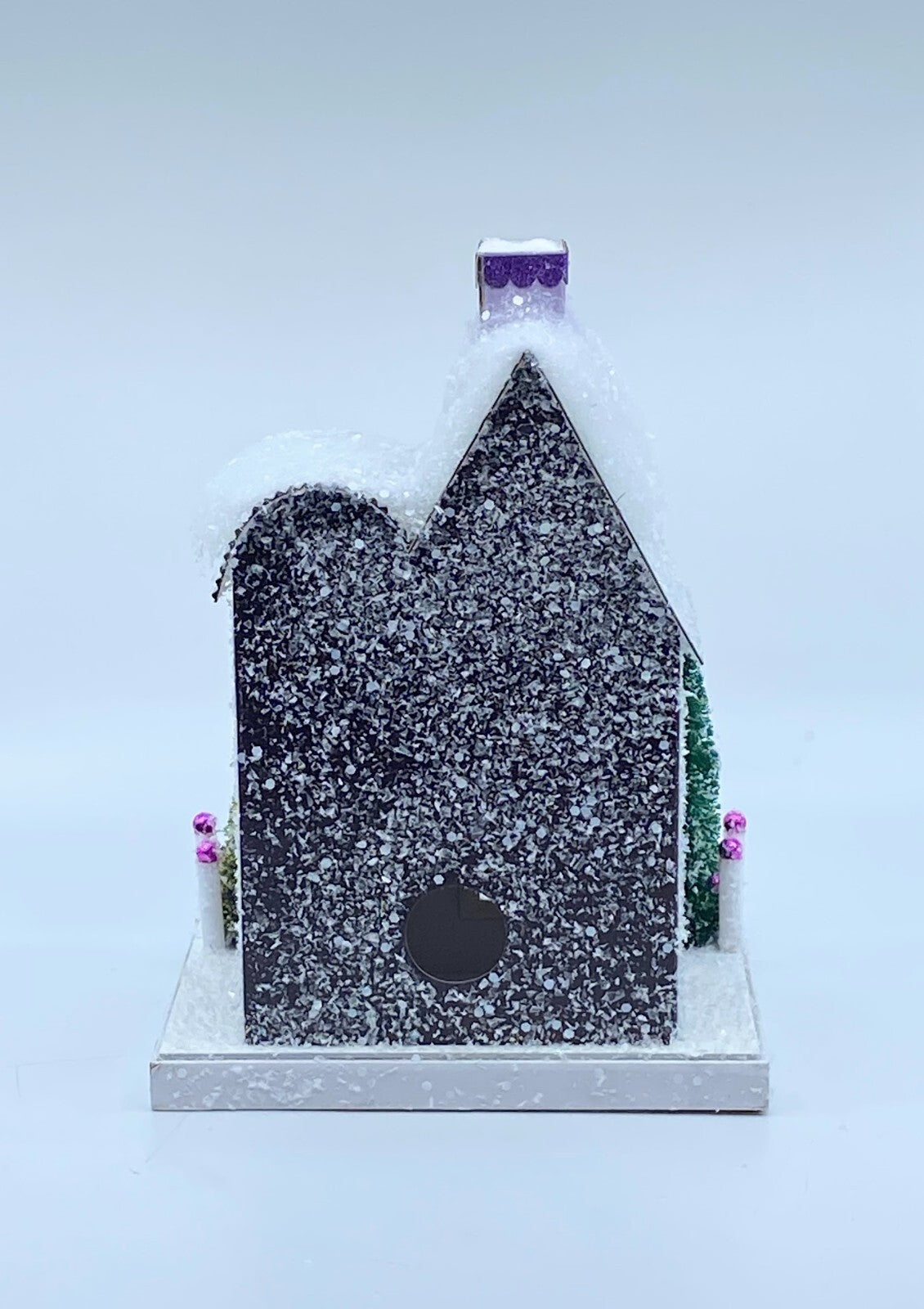 Cody Foster Christmas Light Up House, Glitter House, Purple Manor, HOU-387
