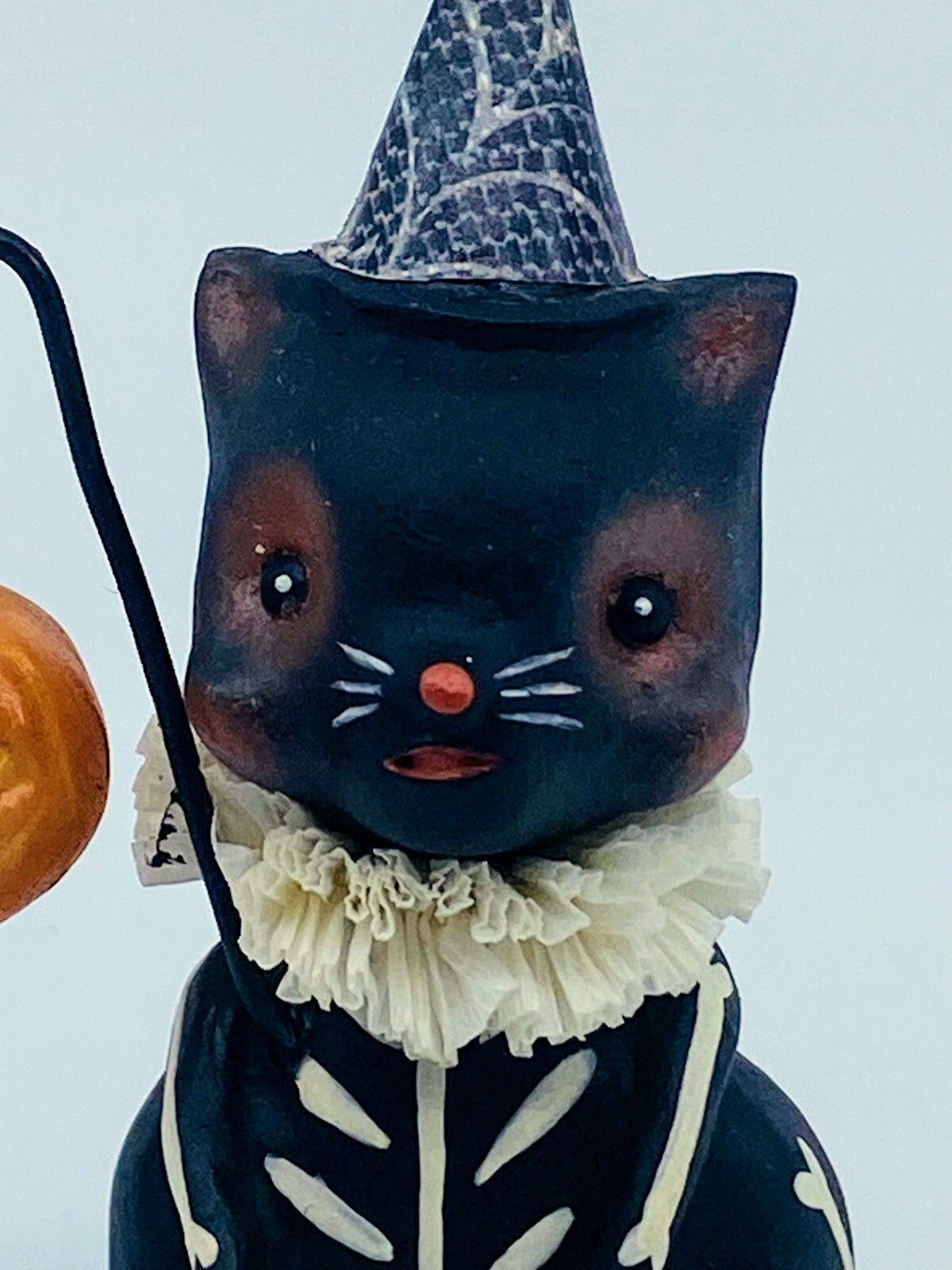 Bethany Lowe; Halloween, Michelle Lauritsen; Skeleton Cat with Lantern, ML3094