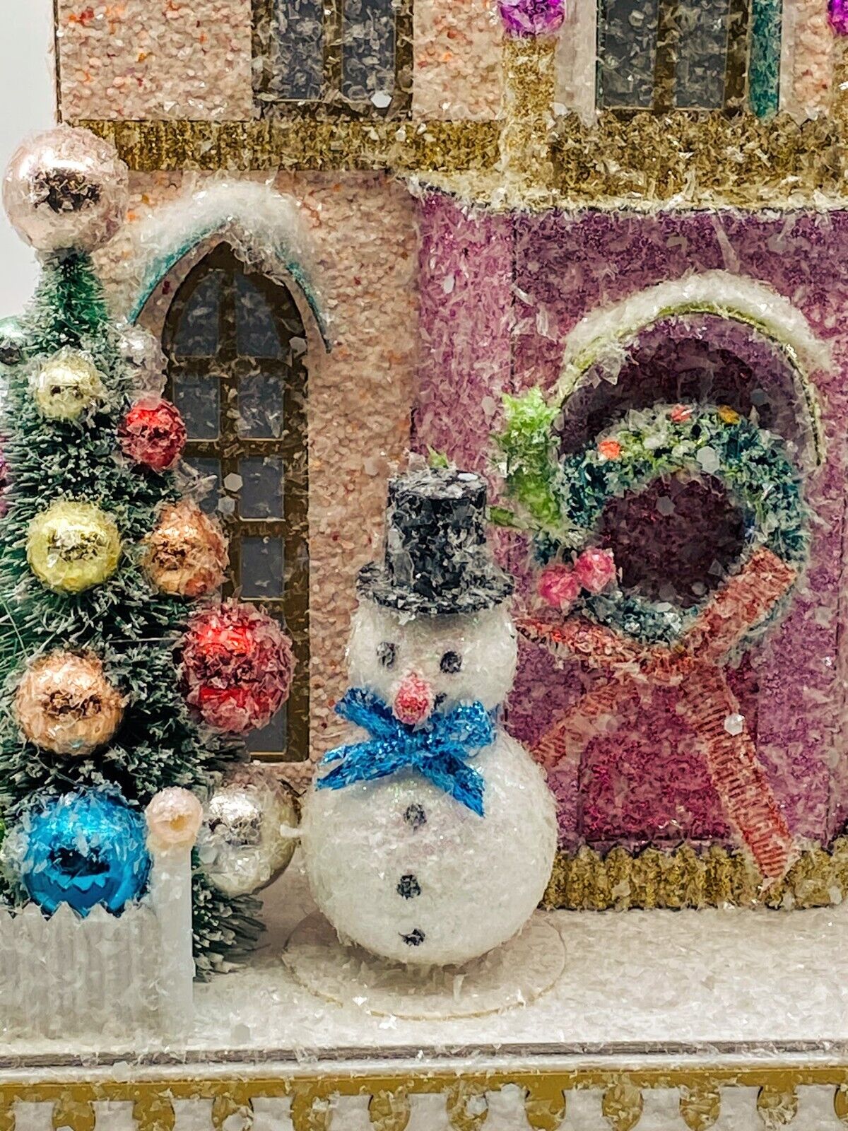 Cody Foster Christmas Light Up House, Snowman Villa, #HOU-399