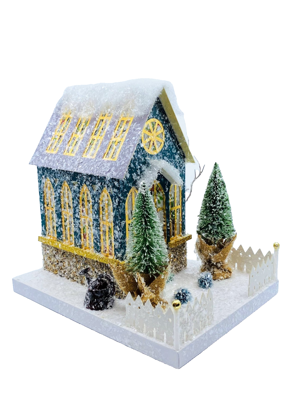 Cody Foster Christmas Light Up House, Greenhouse, #HOU-389