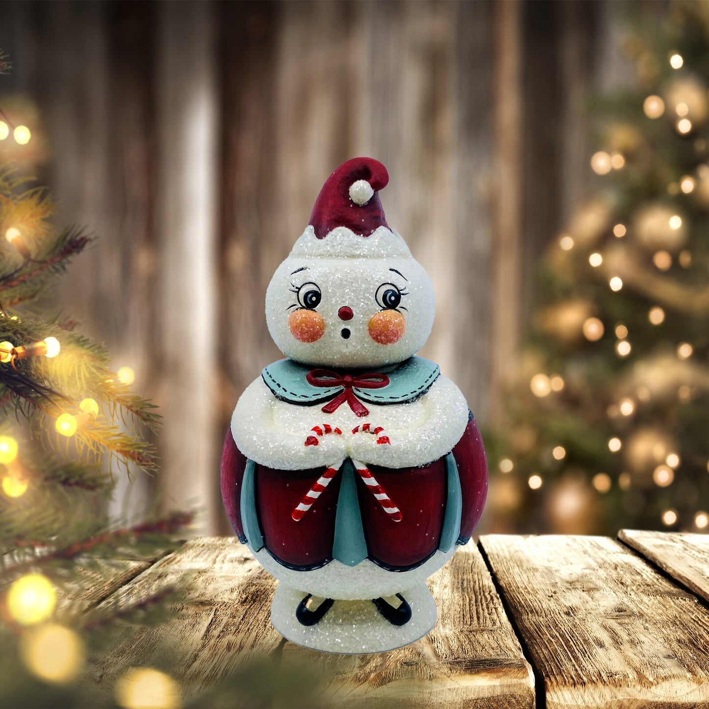 Bethany Lowe Design: Christmas; Johanna Parker, Double Cane Candice Jolly Jar