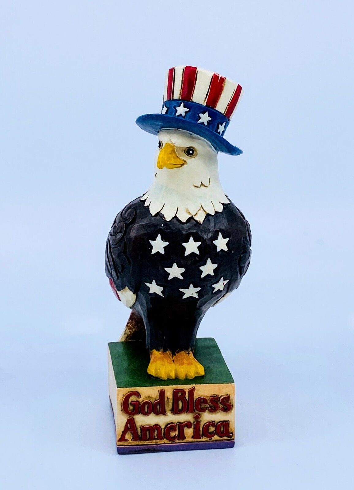 Jim Shore; Heartwood Creek, 4th of July, Patriotic Eagle, "Freedom Reigns"