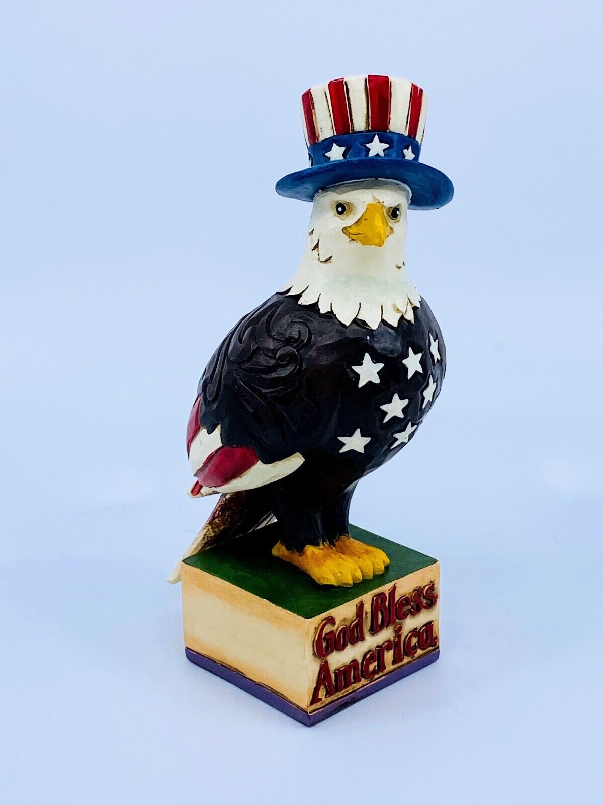 Jim Shore; Heartwood Creek, 4th of July, Patriotic Eagle, "Freedom Reigns"