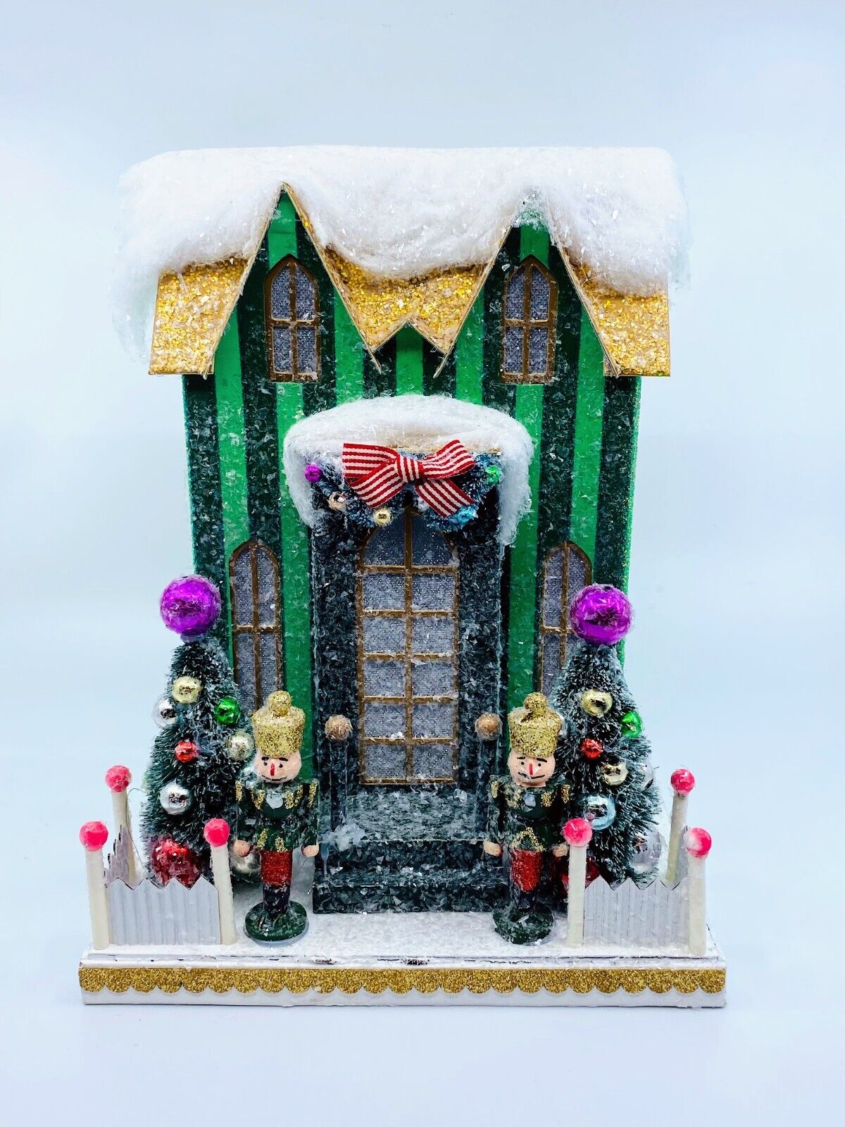 Cody Foster Christmas Light Up Glitter House, House of the Nutcracker, #HOU-342
