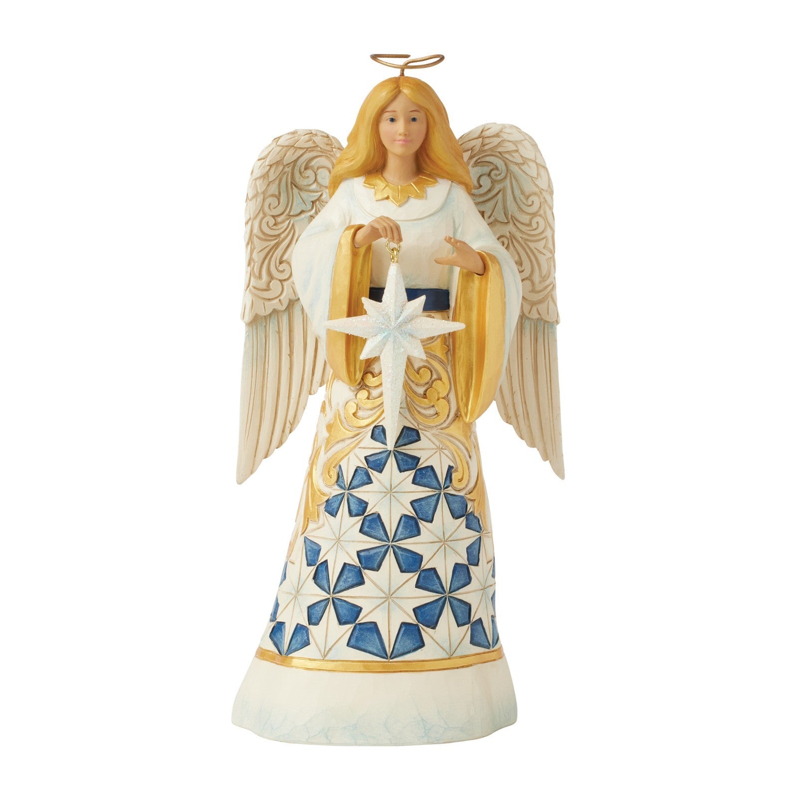 Jim Shore, Heartwood Creek, Christmas: Christmas Angel w/Star "Holidays Graces"