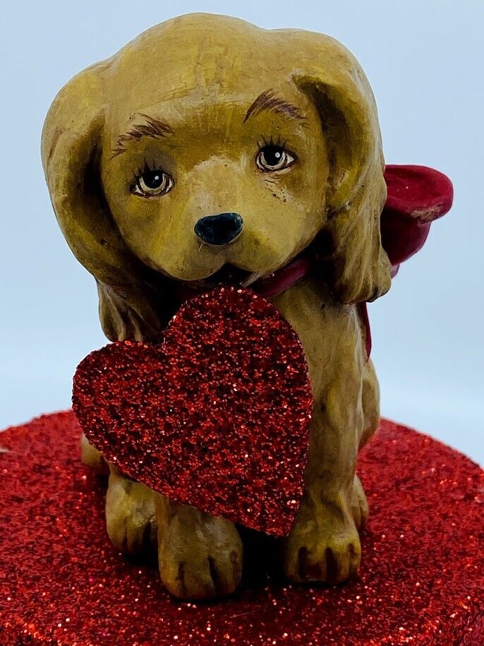 Bethany Lowe Designs: Valentine's Day; Puppy Love on Box, TL8692