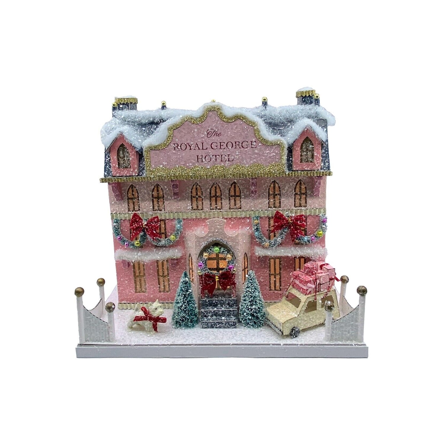 Cody Foster Christmas Light Up House, Glitter House; Royal George House HOU-390
