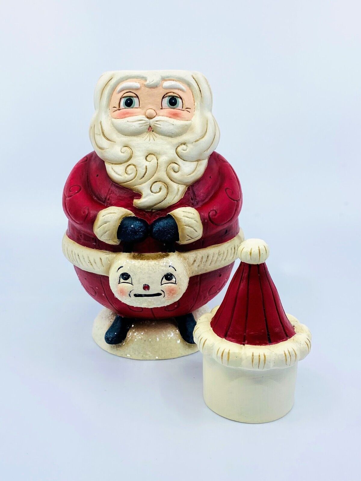 Bethany Lowe Design: Christmas; Johanna Parker, St Nick Jolly Jar, Item# JP2035