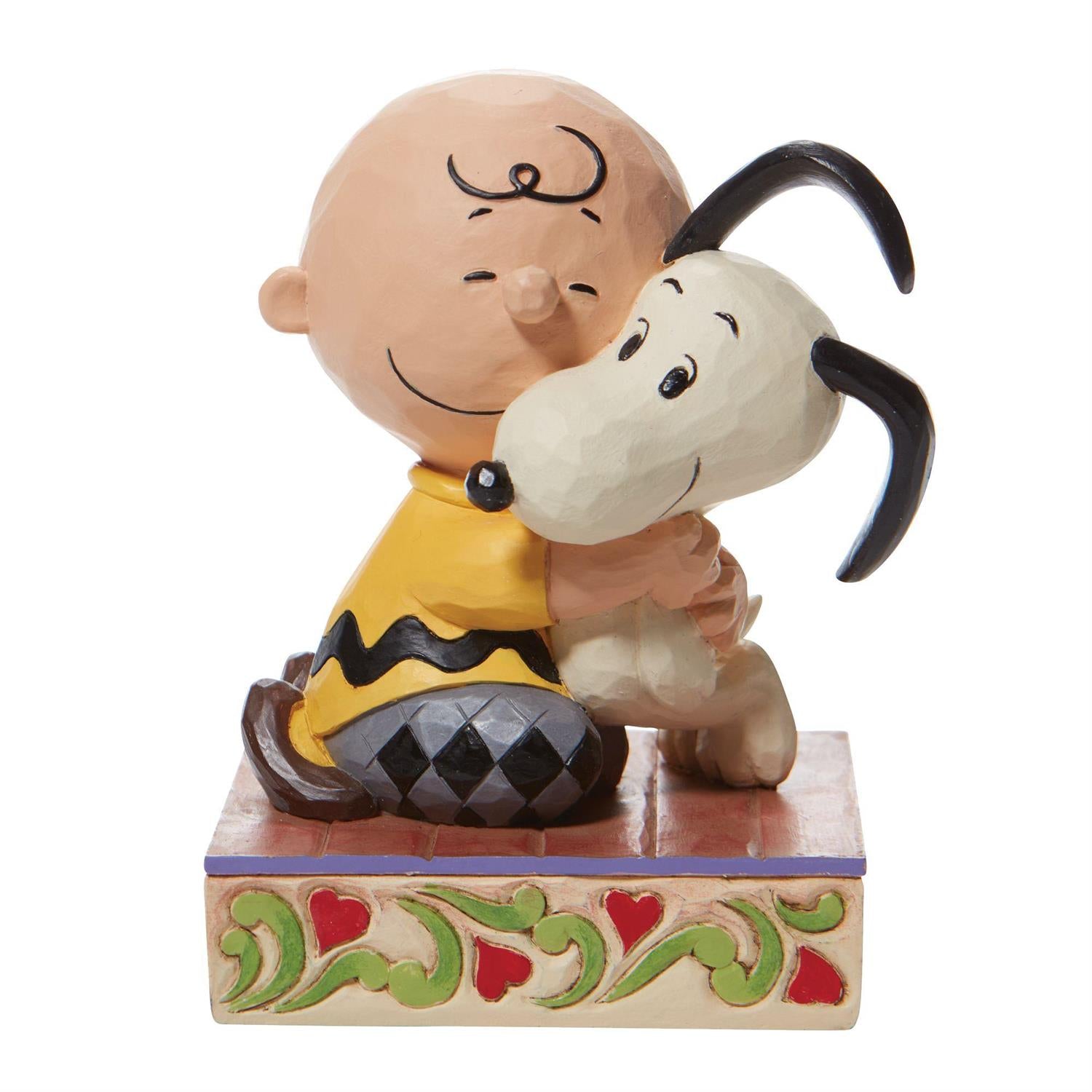 Peanuts by Jim Shore: Charlie Brown & Snoopy Hugging
