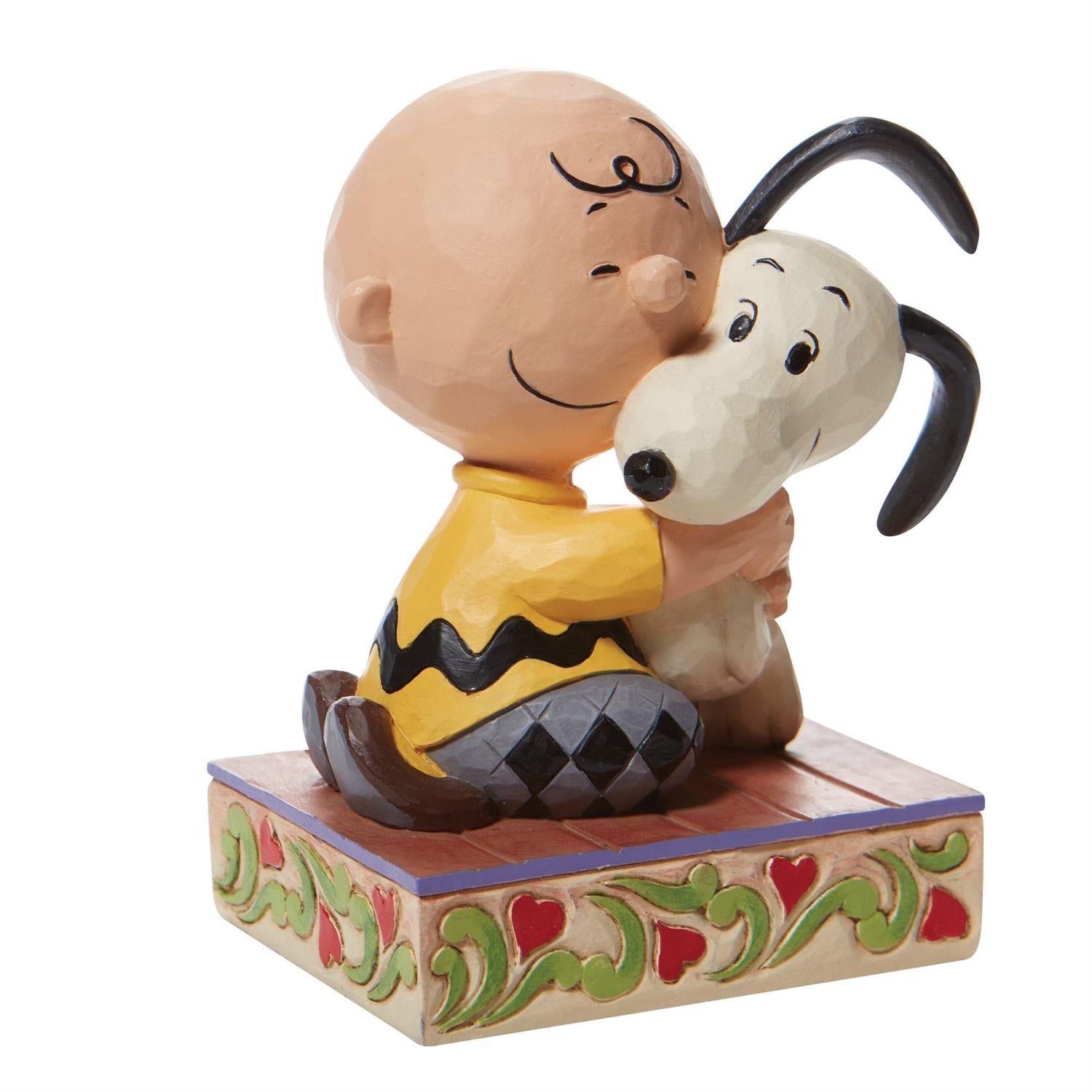 Peanuts by Jim Shore: Charlie Brown & Snoopy Hugging