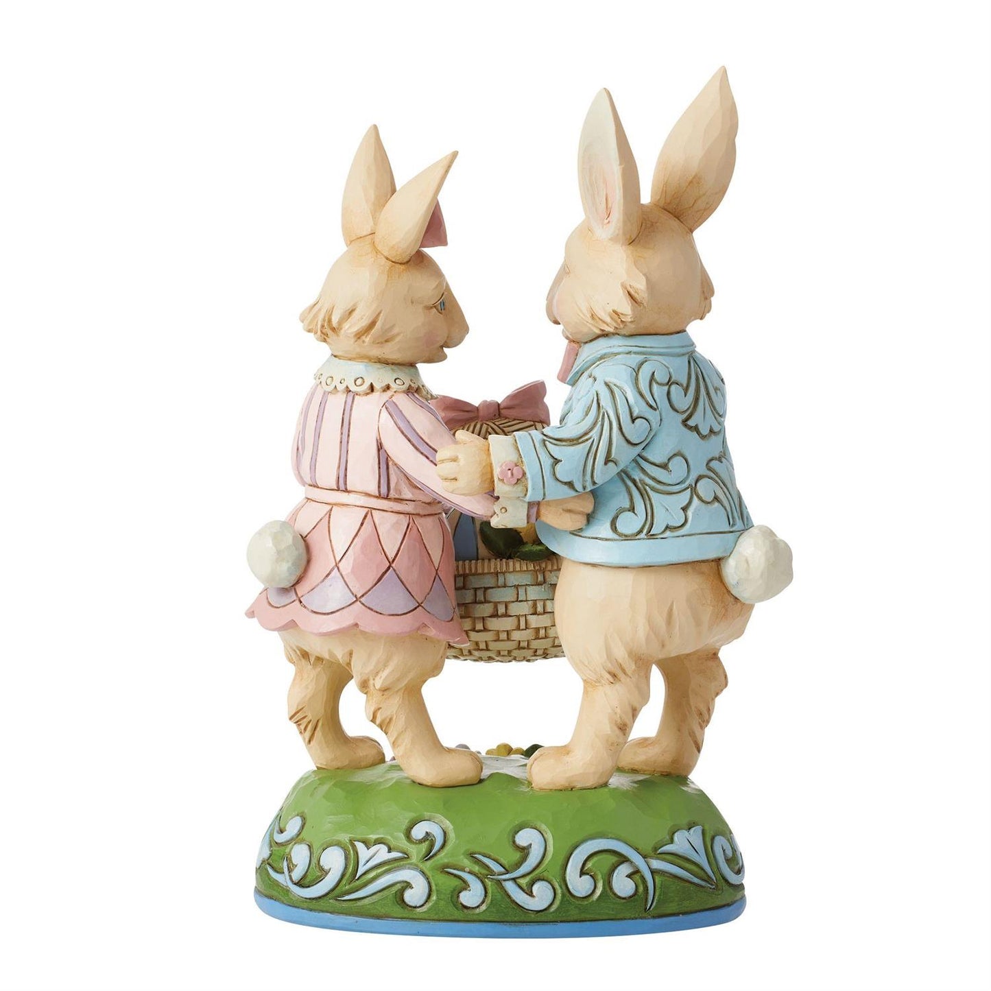 Jim Shore: Bunny Couple with Basket
