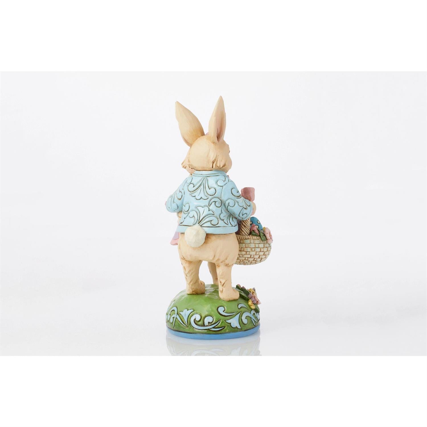 Jim Shore: Bunny Couple with Basket