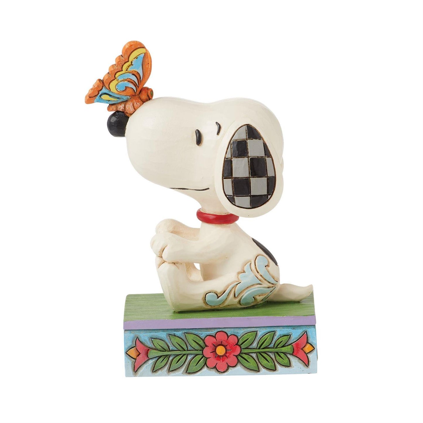 Peanuts by Jim Shore: Snoopy with Butterly on Nose