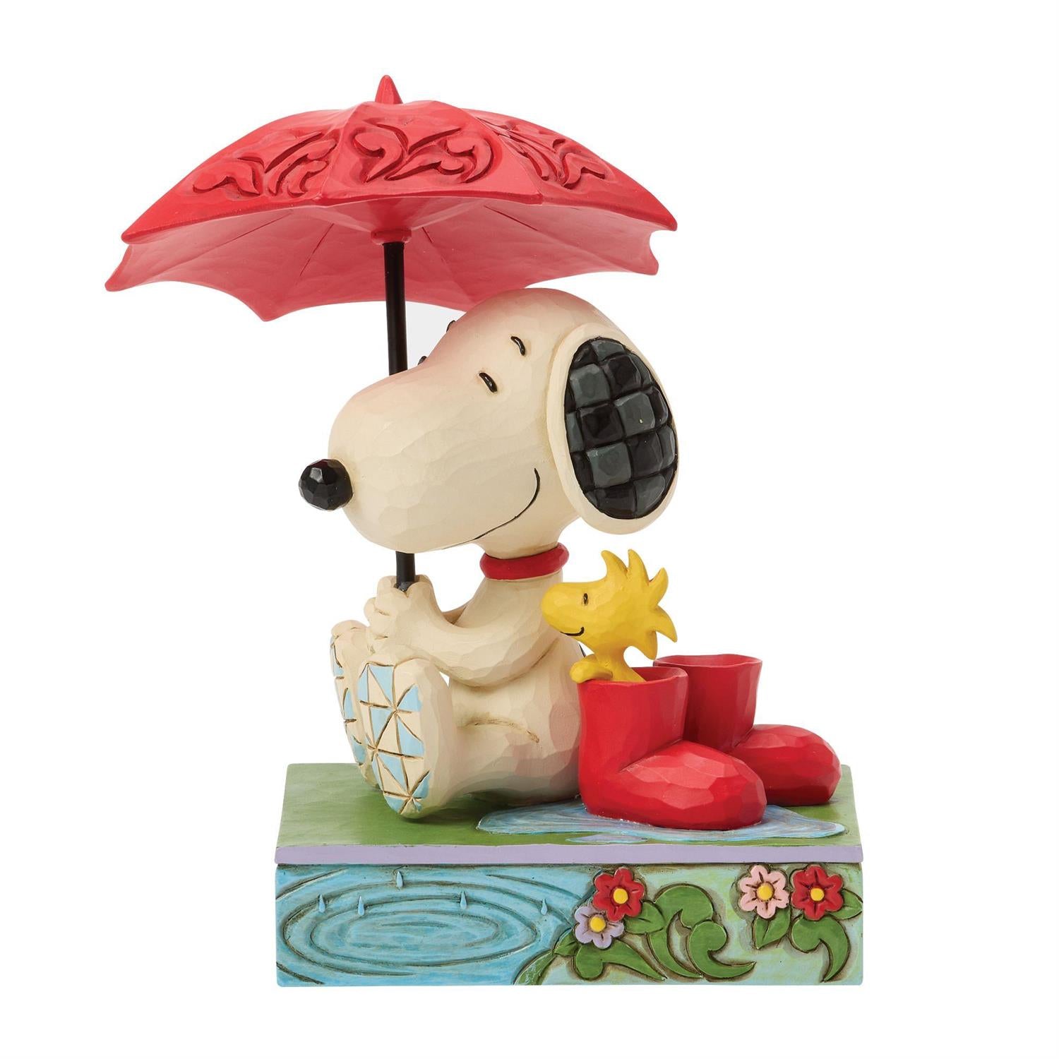 Peanuts by Jim Shore: Snoopy Holding Umbrella