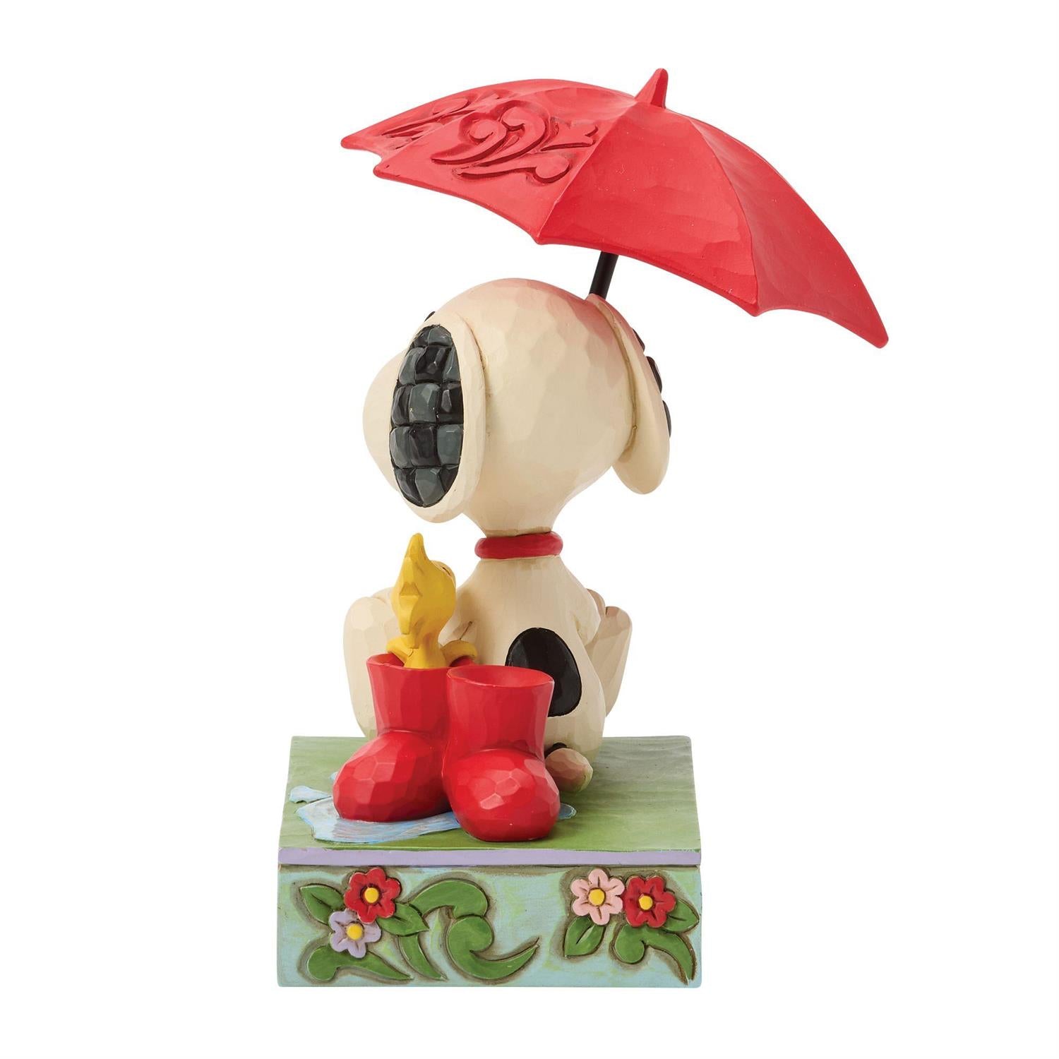 Peanuts by Jim Shore: Snoopy Holding Umbrella