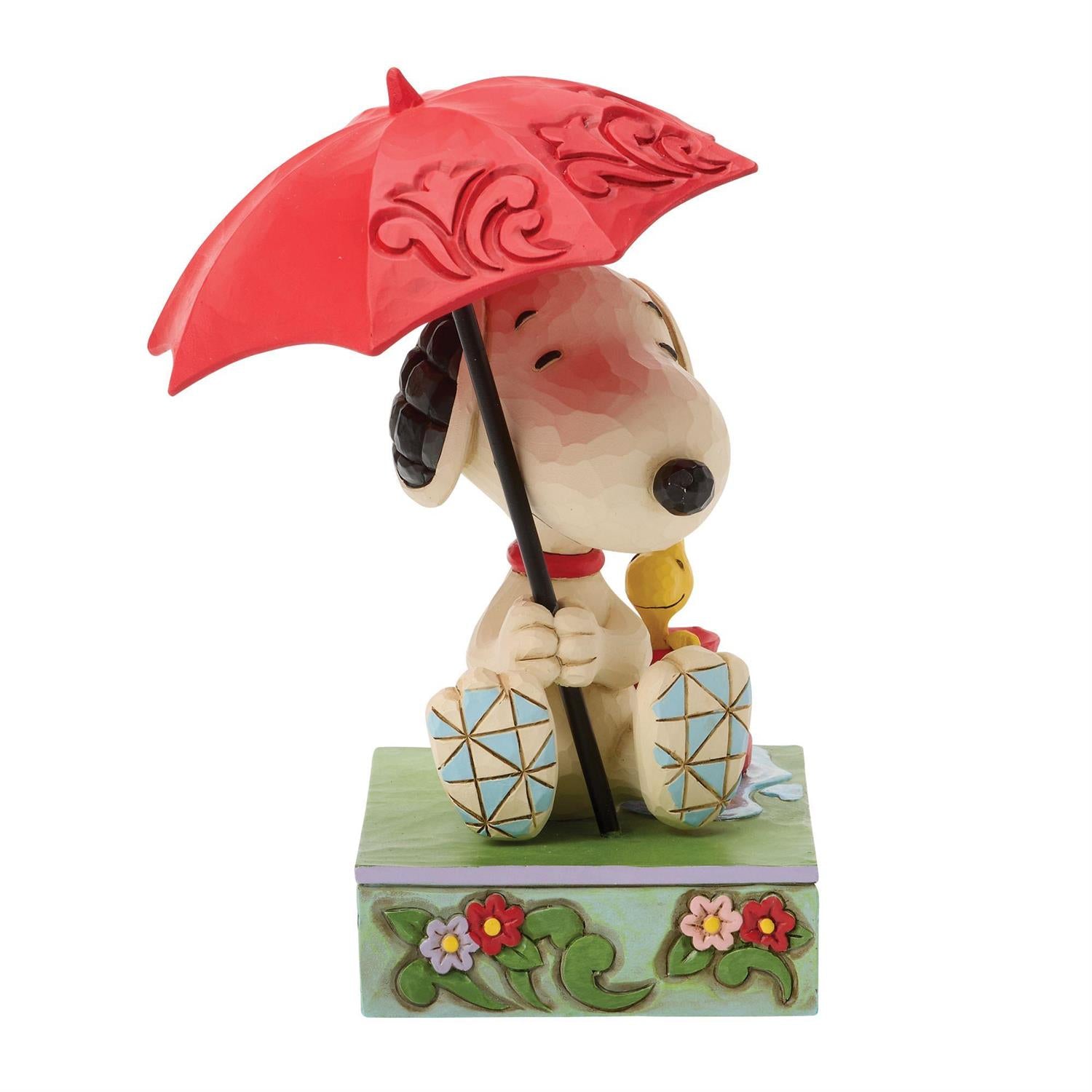 Peanuts by Jim Shore: Snoopy Holding Umbrella
