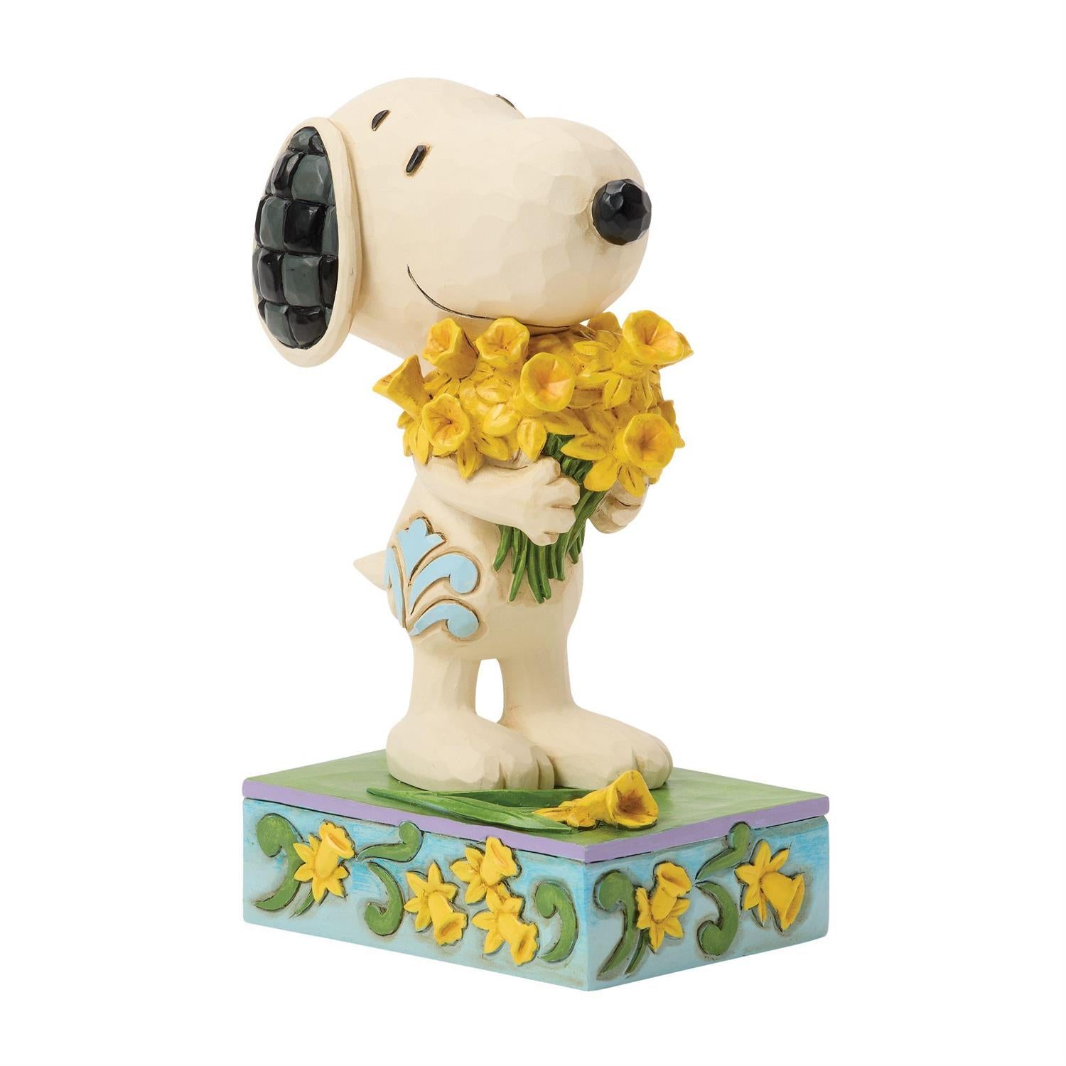 Peanuts by Jim Shore: Snoopy with Daffodils