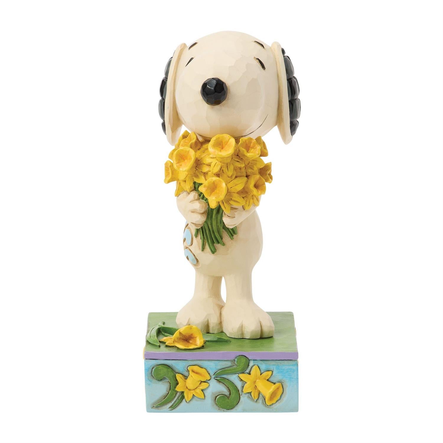 Peanuts by Jim Shore: Snoopy with Daffodils