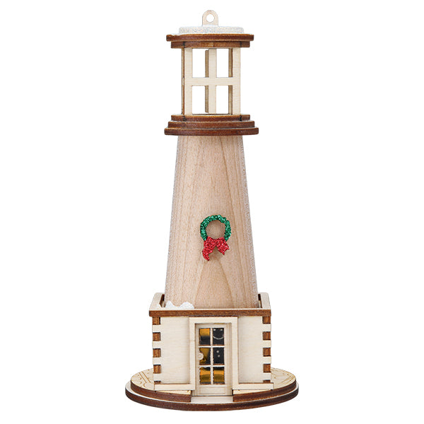 Old World Christmas: Holiday Lighthouse Ornament