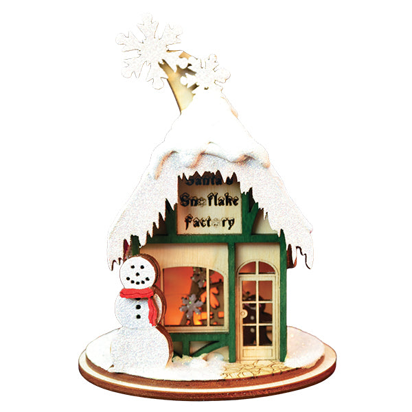 Old World Christmas: Santa's Snowflake Factory