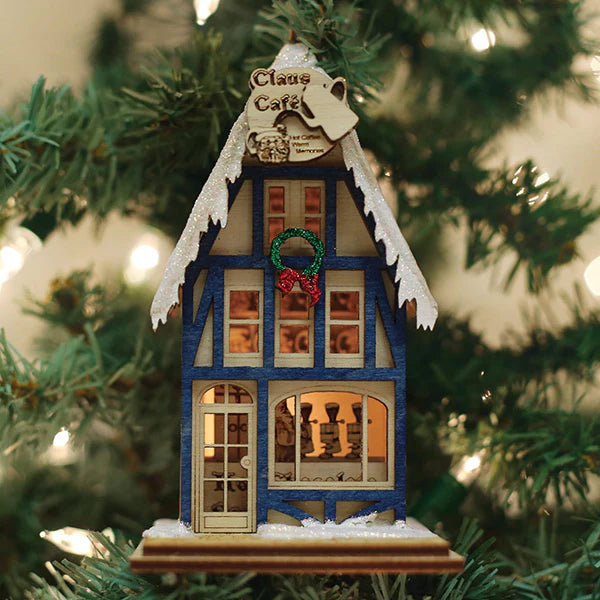 Old World Christmas Ginger Cottage: Claus Café Coffee Shop