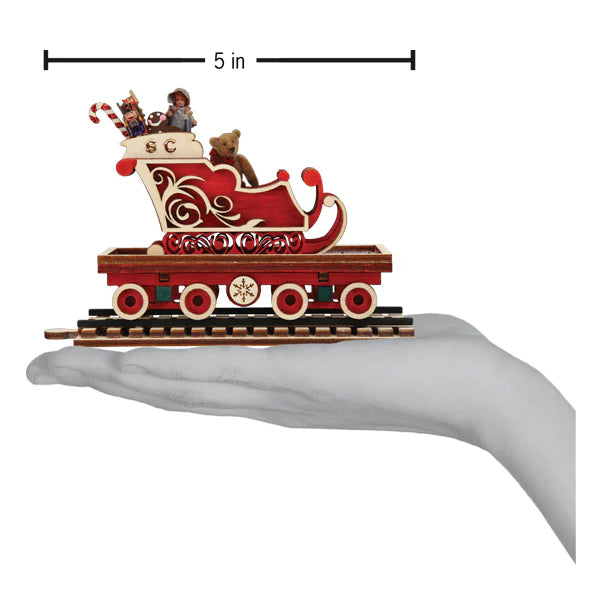 Old World Christmas: North Pole Express Sleigh Car