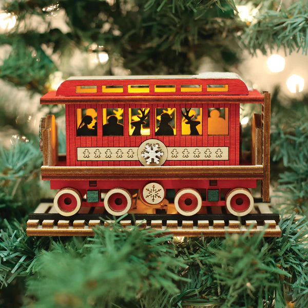 Old World Christmas: Passenger Car Elves