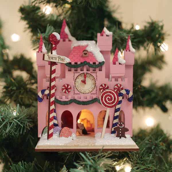 Old World Christmas: Santa's Magic Castle Ornament