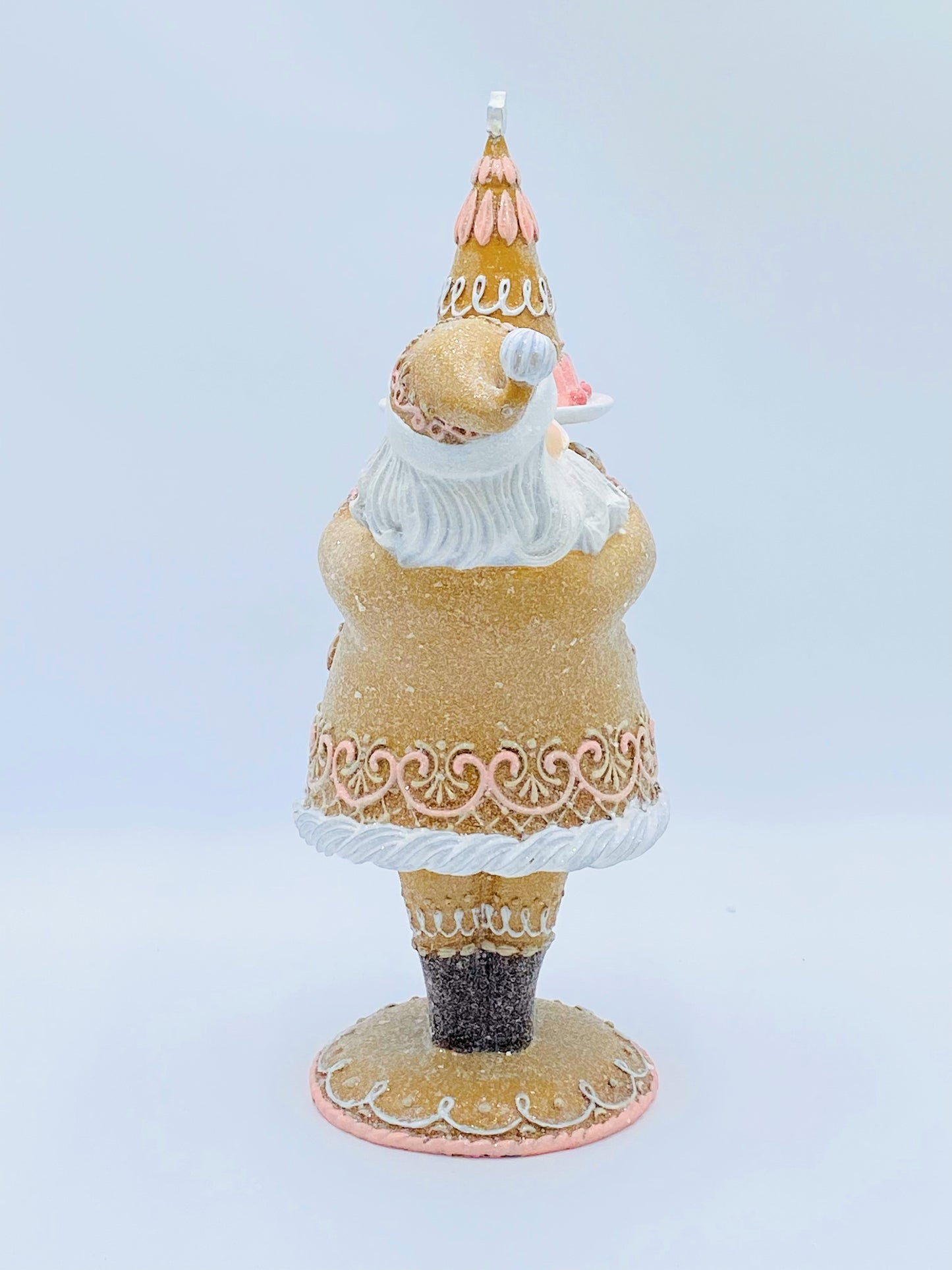 December Diamonds: Pink Gingerbread Santa