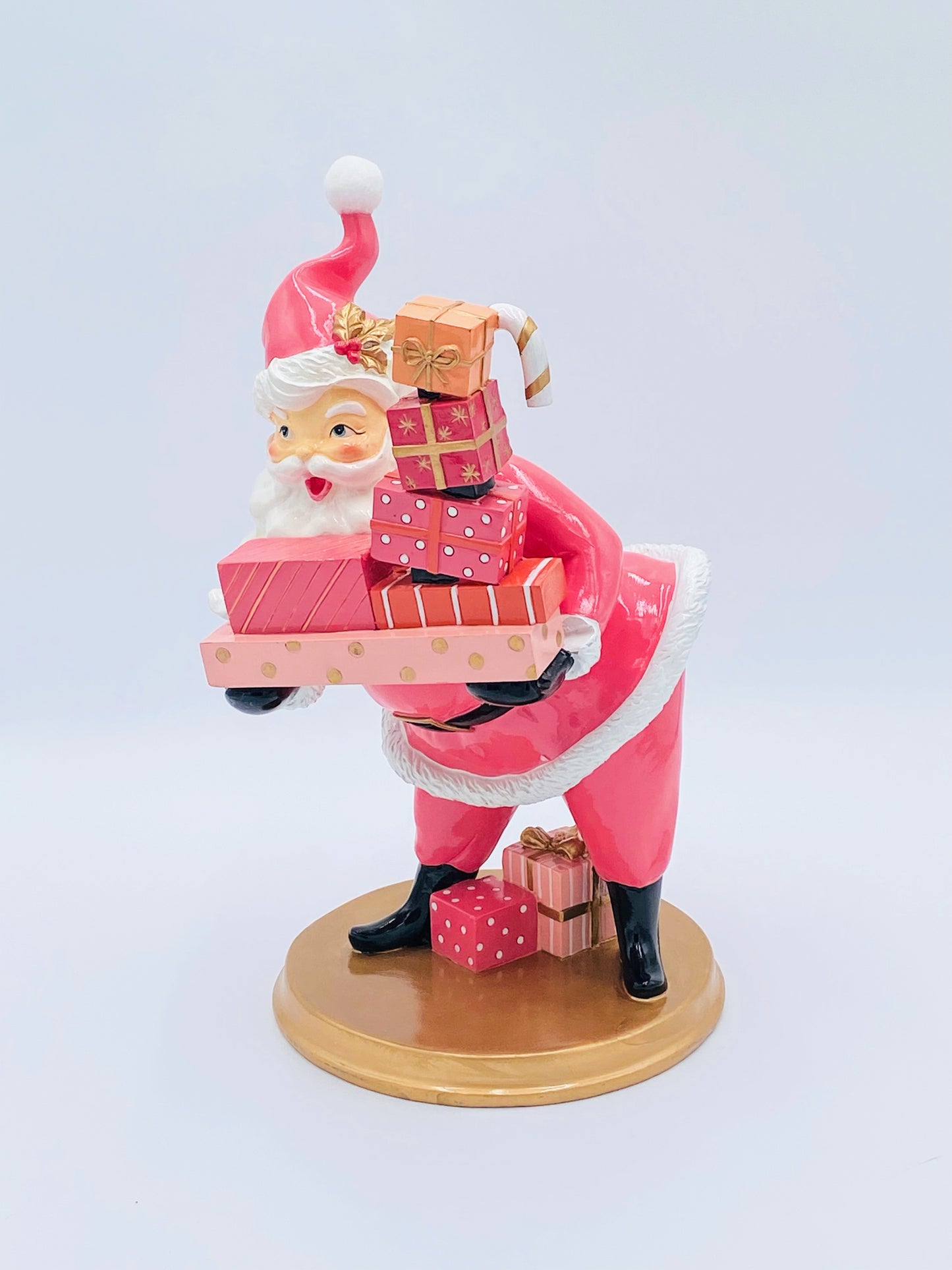 December Diamonds: Retro Pink Santa w/Gifts