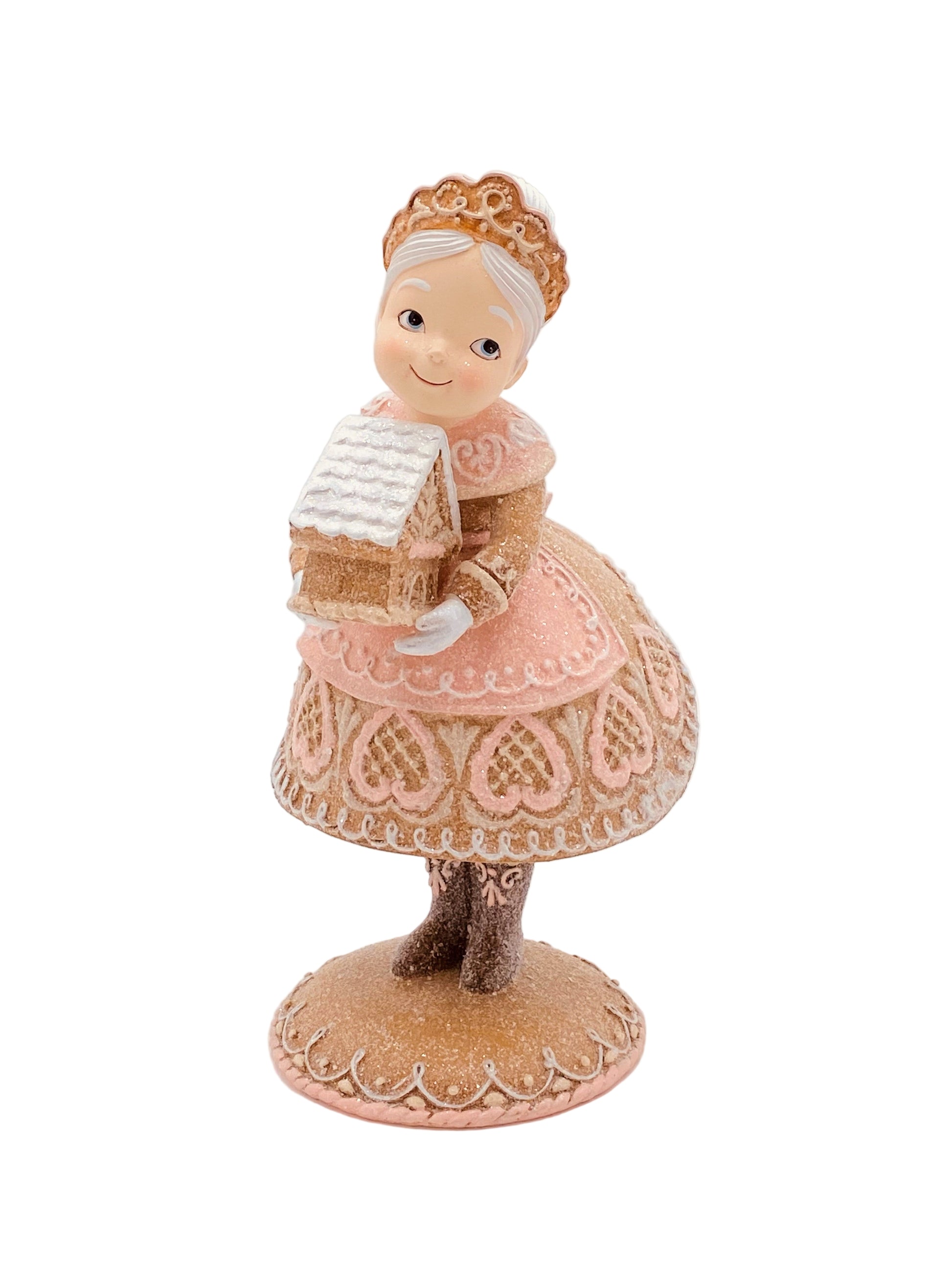 December Diamonds: Pink Gingerbread Mrs Claus