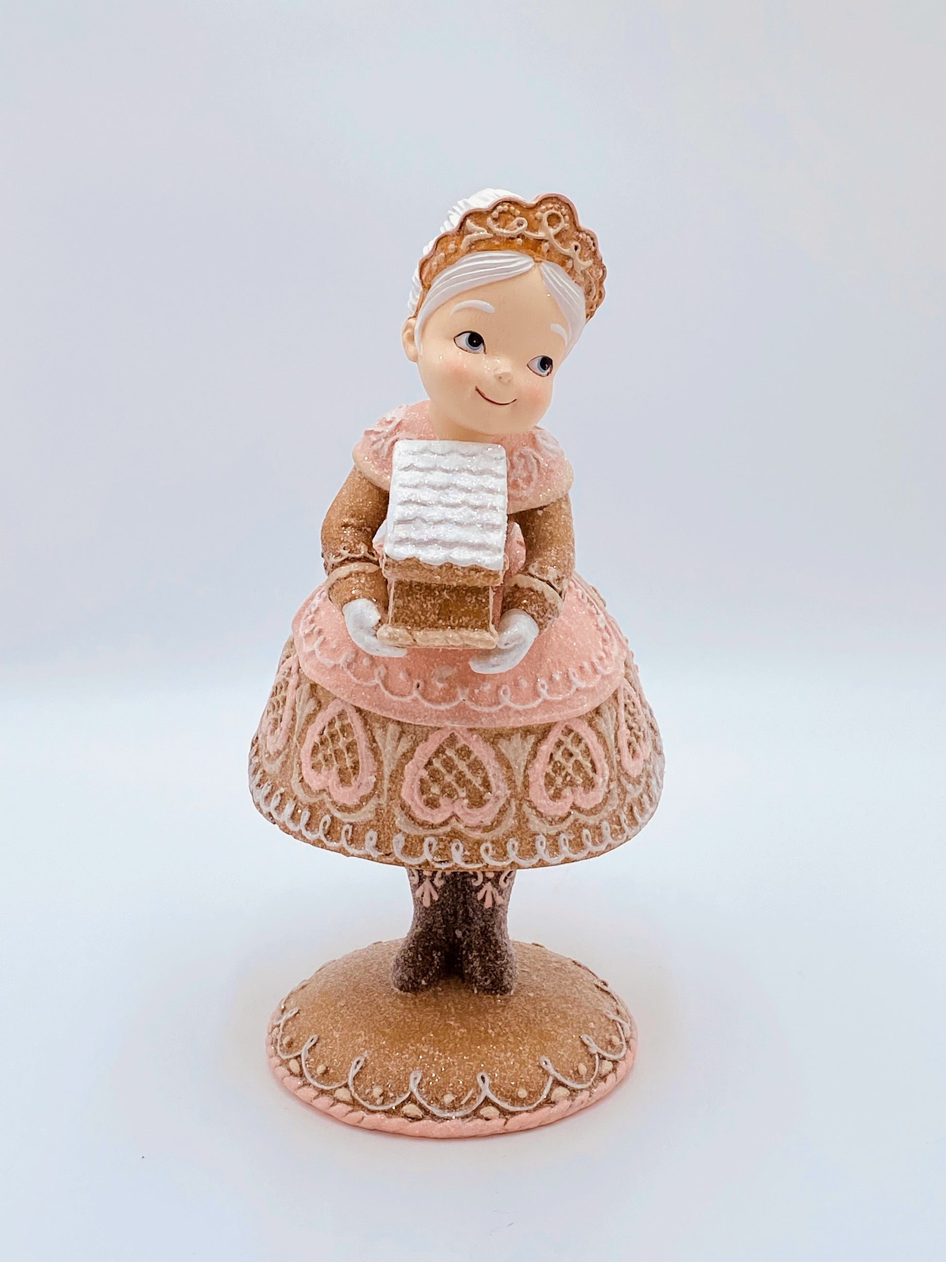 December Diamonds: Pink Gingerbread Mrs Claus